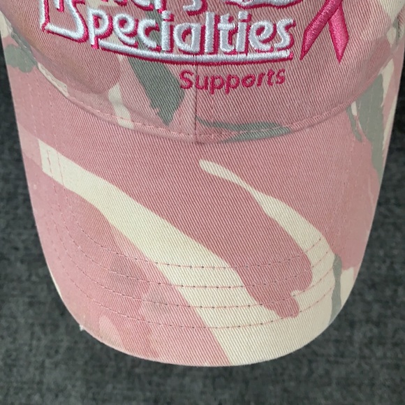 Hunter's Specialties Supports Breast Cancer Baseball Hat Women's OSFA Pink Camo - Picture 4 of 14